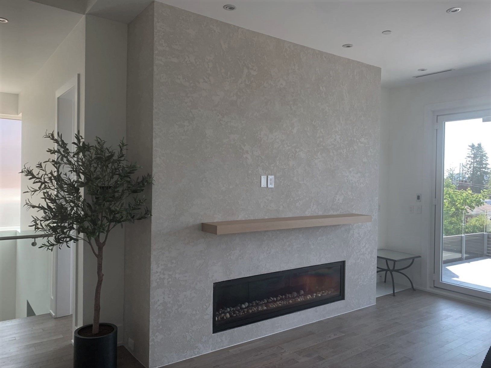 West Vancouver Residential House Renovation Fireplace